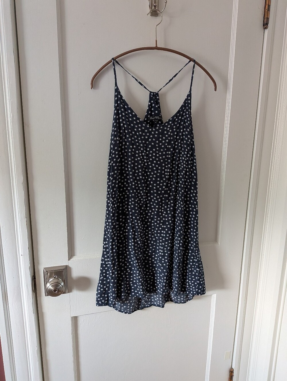 Velvet Heart Navy and White Star Slip Dress